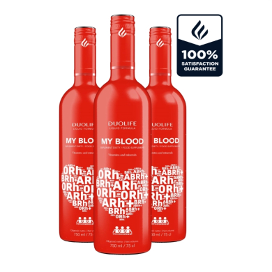 DUOLIFE My Blood set 3 kusů 3x750ml